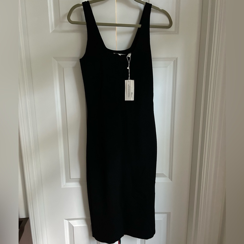 NWT Vince black tank knit dress in XS